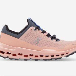 On Running Women's Athletic Shoes in Pink and Gray